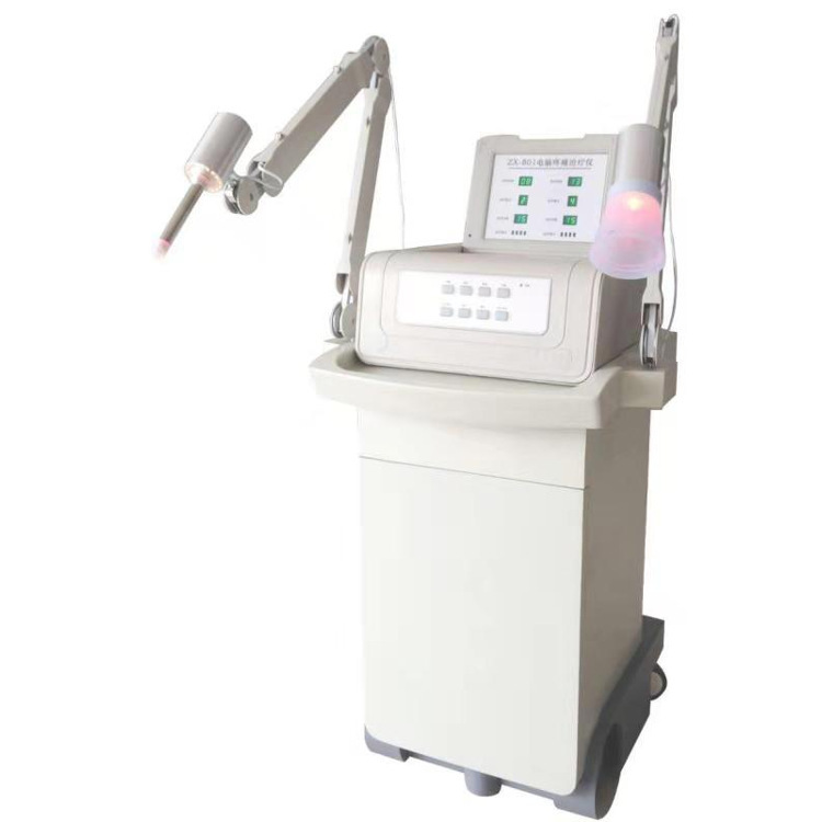 The computer pain treatment machine is easy to take.