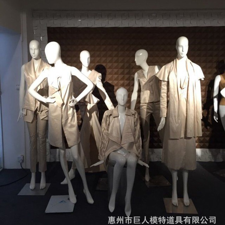 女模特道具亚马逊女装服装店橱窗陈列假人衣服组合人台展示架