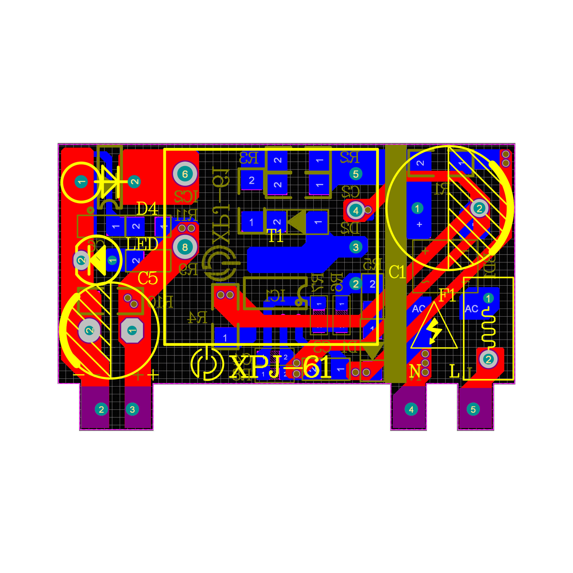 定制各种交流转直流开关电源模块AC/DC驱动裸板12V5V24V变压器1A