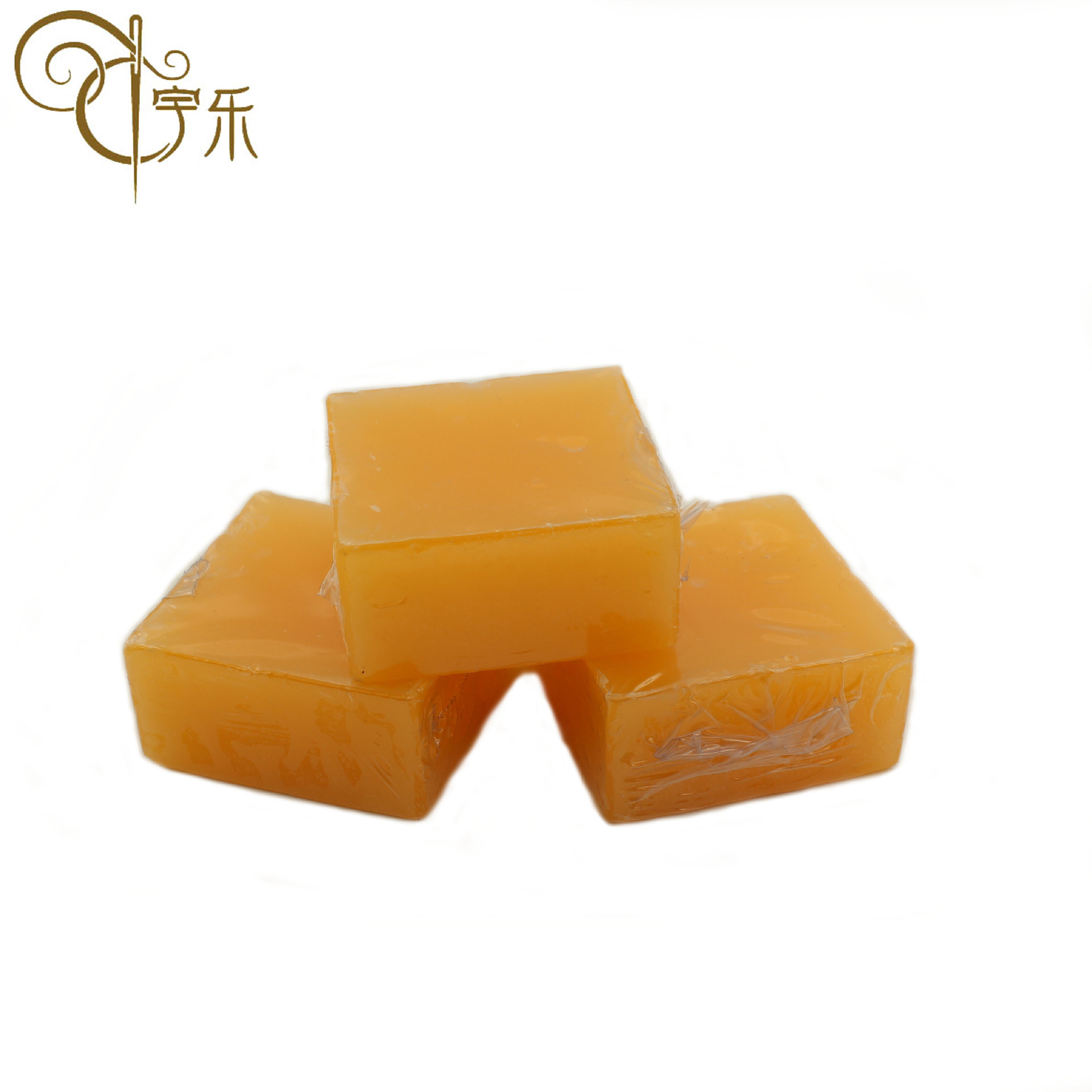 Handmade bee wax square round wax