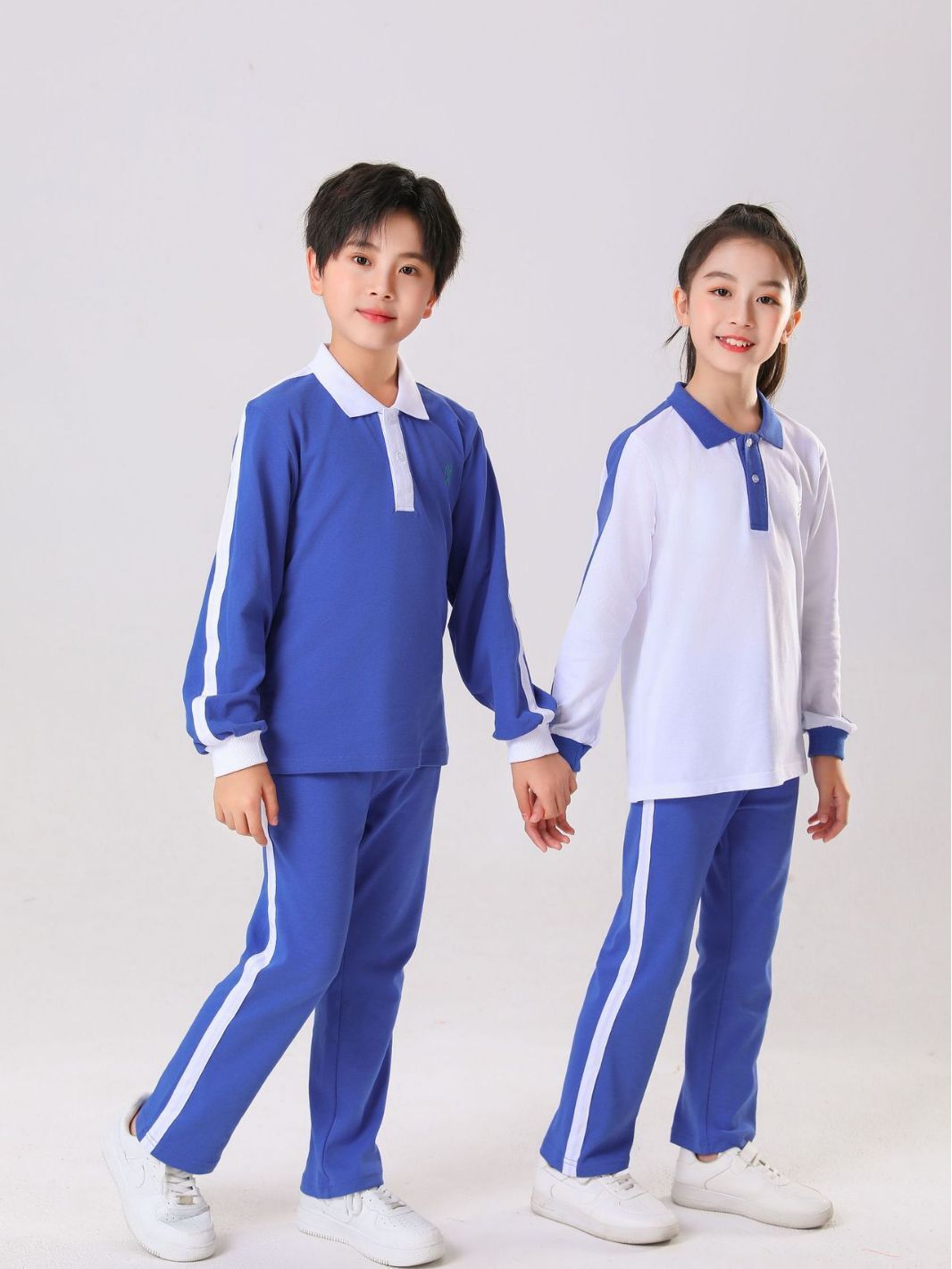 Autumn sports kits for boys and girls in Shenzhen school uniforms for children in school uniforms