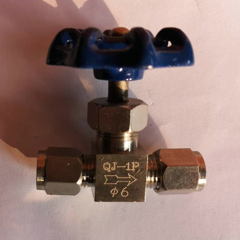 Long-term-formulated QJ-1P multi-specified ABC valve, one-way straight-through external screwdriver.