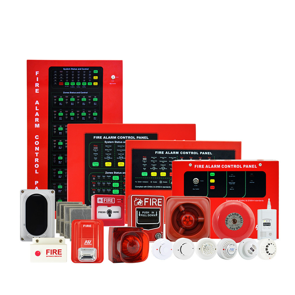 A searchable fire alarm series, smoke detectors, smoke sensors, wires, smart detectors.