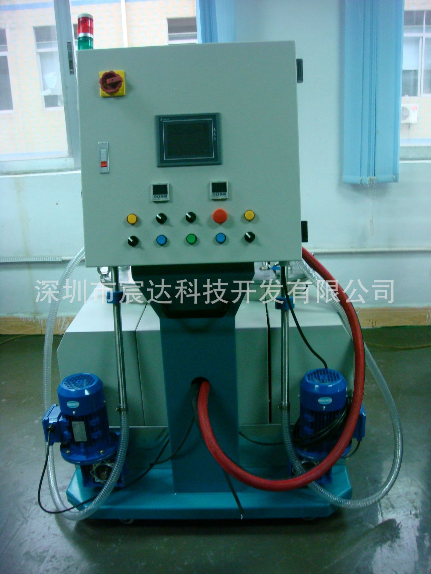 Double liquid compressor diaphragm impregnator AB solvent-free output pump