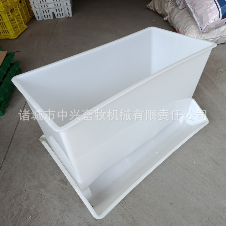 Gangsing Nanchang Anti-Aging White Duck Box Large-volume duck tank Long square plastic duck food tank