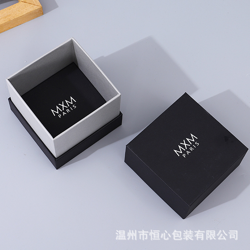 Black gift pack printing logo customized wristwatch, paper-packing boxes for wholesale products in urban paper