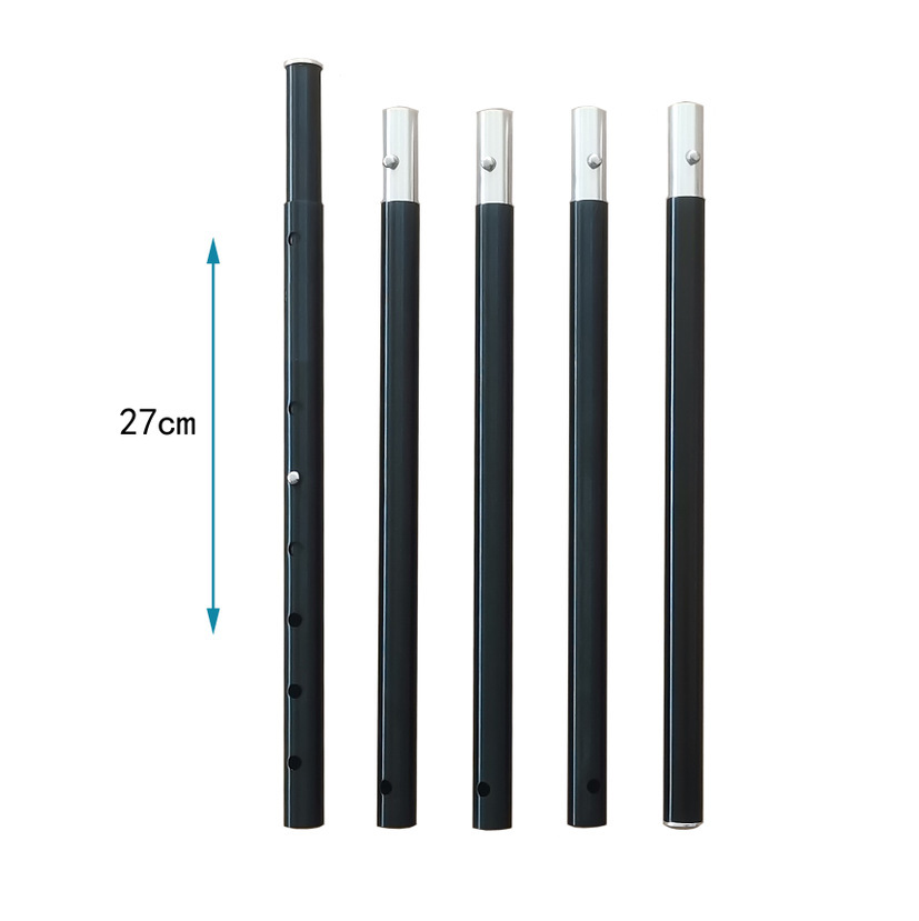 28mm in diameter 6061 Aluminium alloy tent support pole stretching, zooming, stretching tent poles