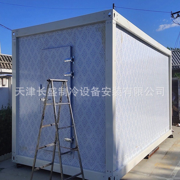 Installation in Tianjin freezer of a cooling store temperature for food and mobile small freezer refrigeration units