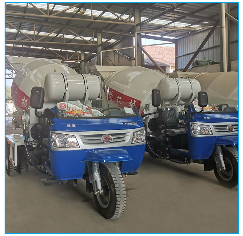 Short-term, small 5-wheel concrete mixer, cement slurry 5-wheeler dryer