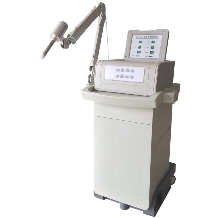 The Chinese computer pain treatment machine quickly treats pain in the neck and leg.