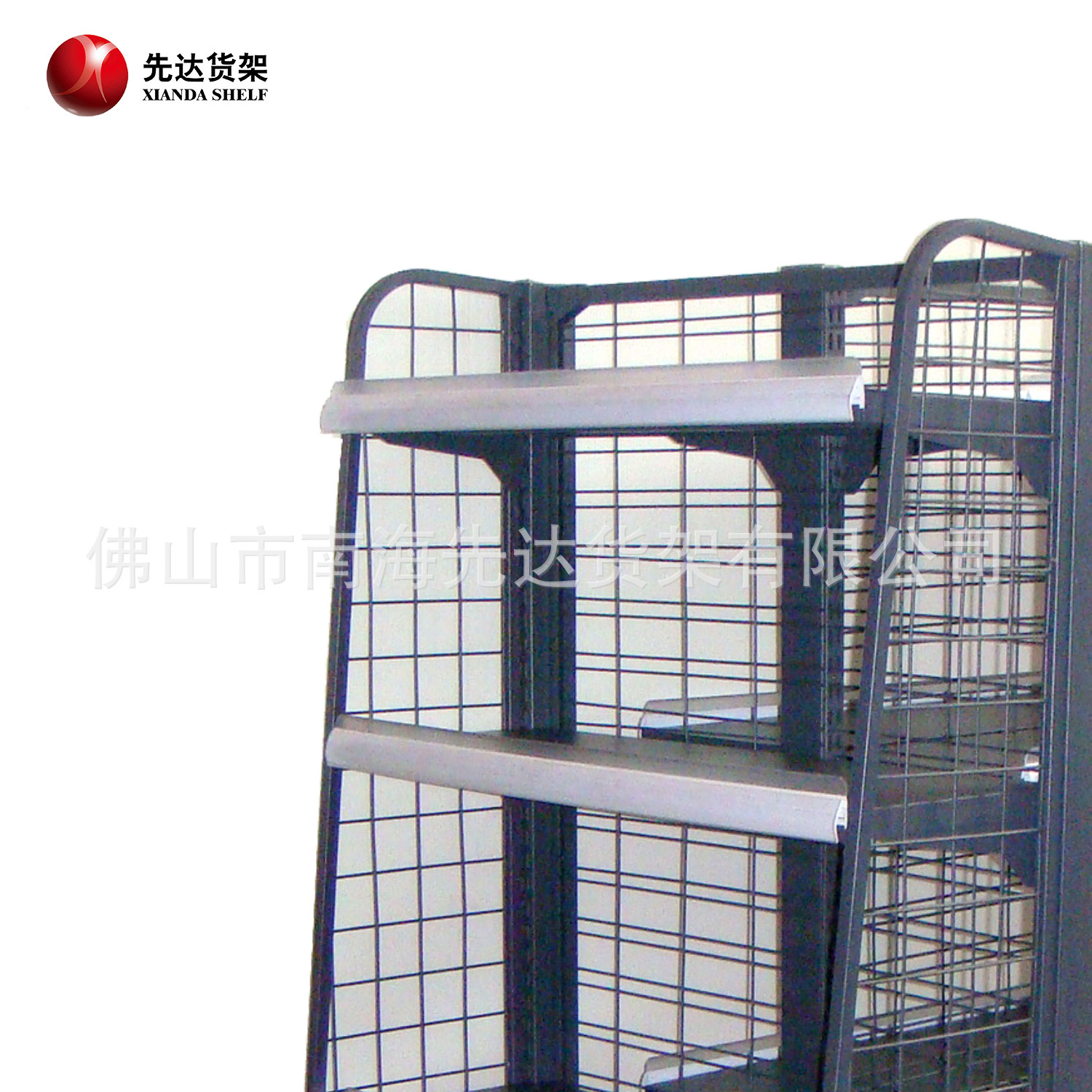 A convenience store shelf, 30KG/story, back-net supermarket shelf, pharmacy shelf, shelf factory