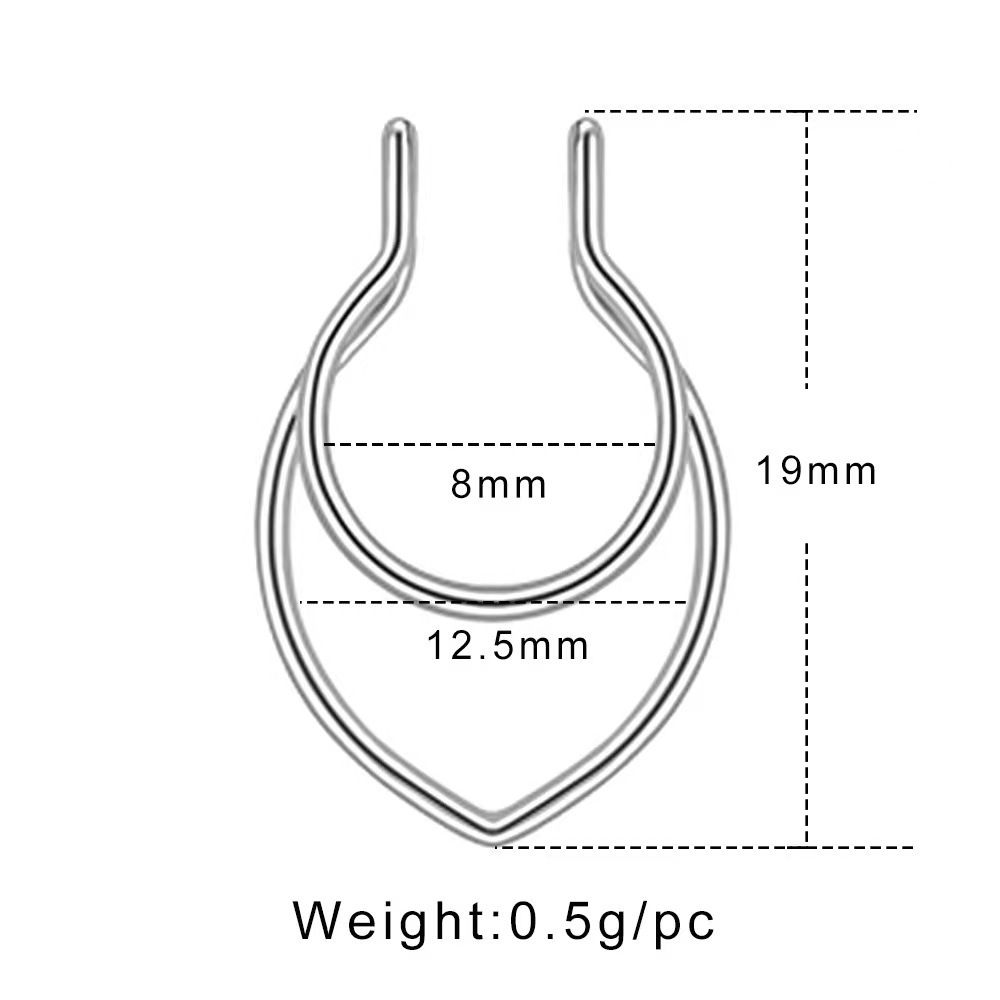 Cross-border impenetrable 및 대형 코-tip-nose 링 공장.