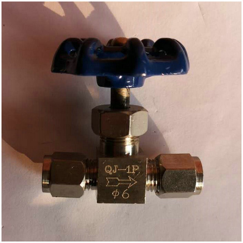 Long-term-formulated QJ-1P multi-specified ABC valve, one-way straight-through external screwdriver.