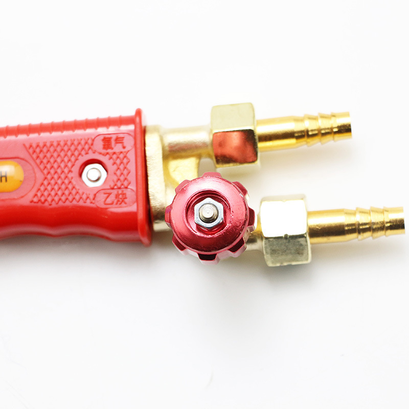 The plant's handout against the torch's hardware, and welding tools are used to fire the torch to cut it.