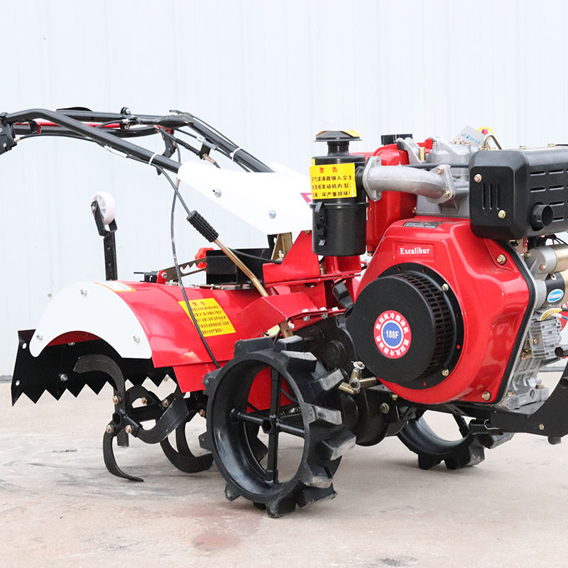 Diesel orchard tiller, field and forestry agricultural machinery, multi-purpose four-pulver micro-planter