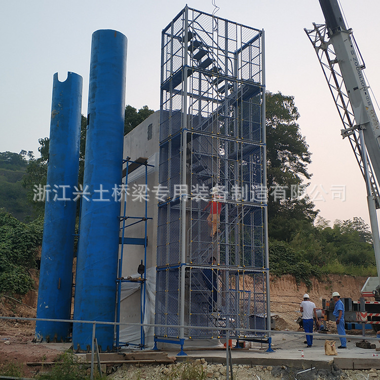 Bridge construction ladders, modular climbs, exhilaration, factory delivery fast, frame-A.