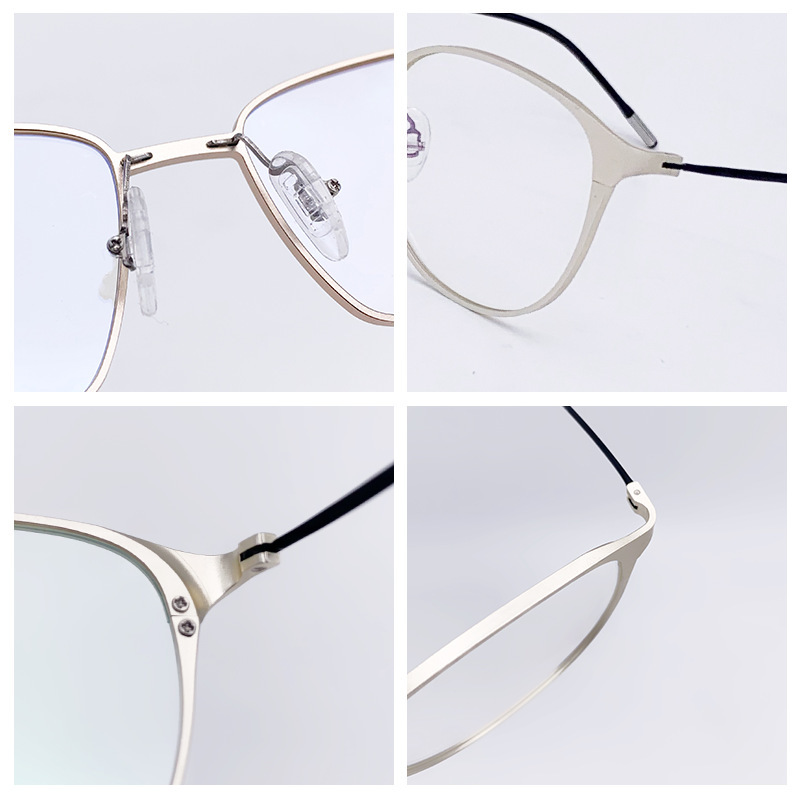 The factory custom-made glasses for the sunglasses, the old mirror panorama lens, the full frame of titanium magnesium metal, the frameless fashion frame