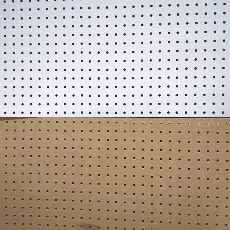 MDF board multi-pore hole plate backboard custom-made melamine paste laceratores