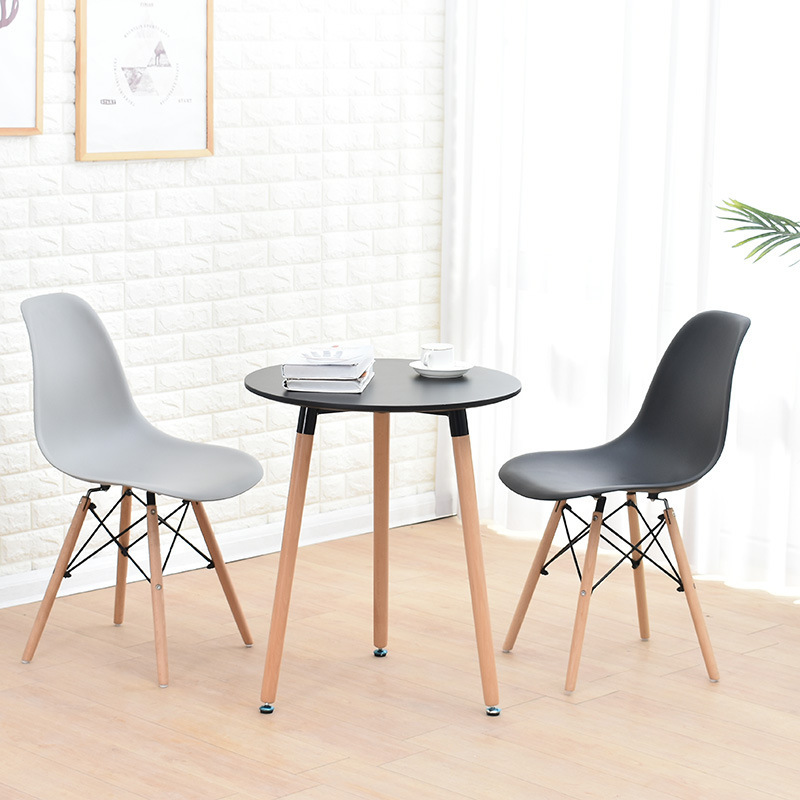 Nordical Ims table, table and chair combinations, modern and simple, home table, wood round table.