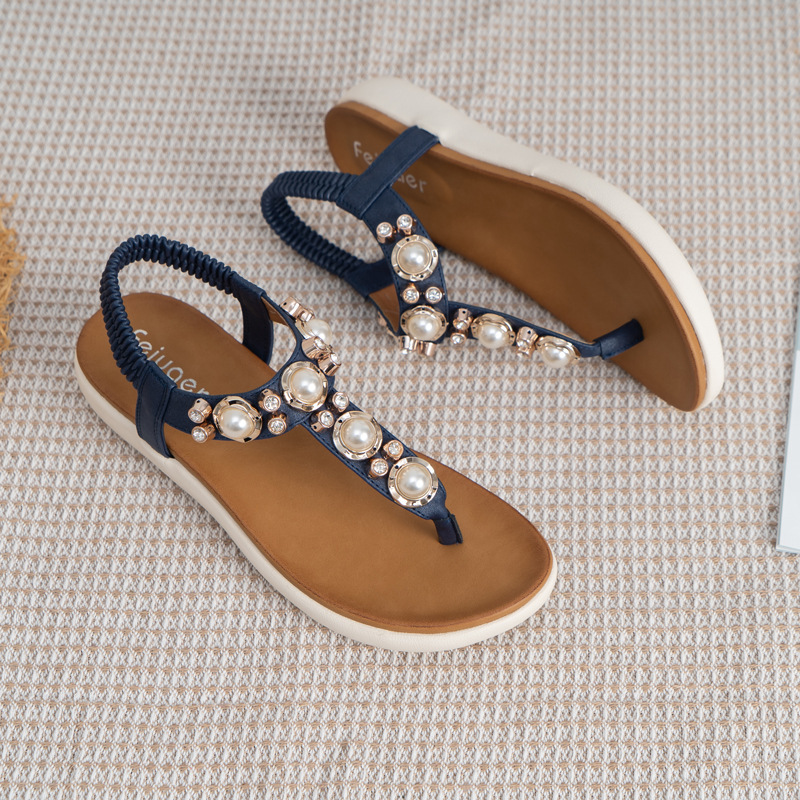 In 2022, the new summer national sandals, the Bohemian retro-drive.