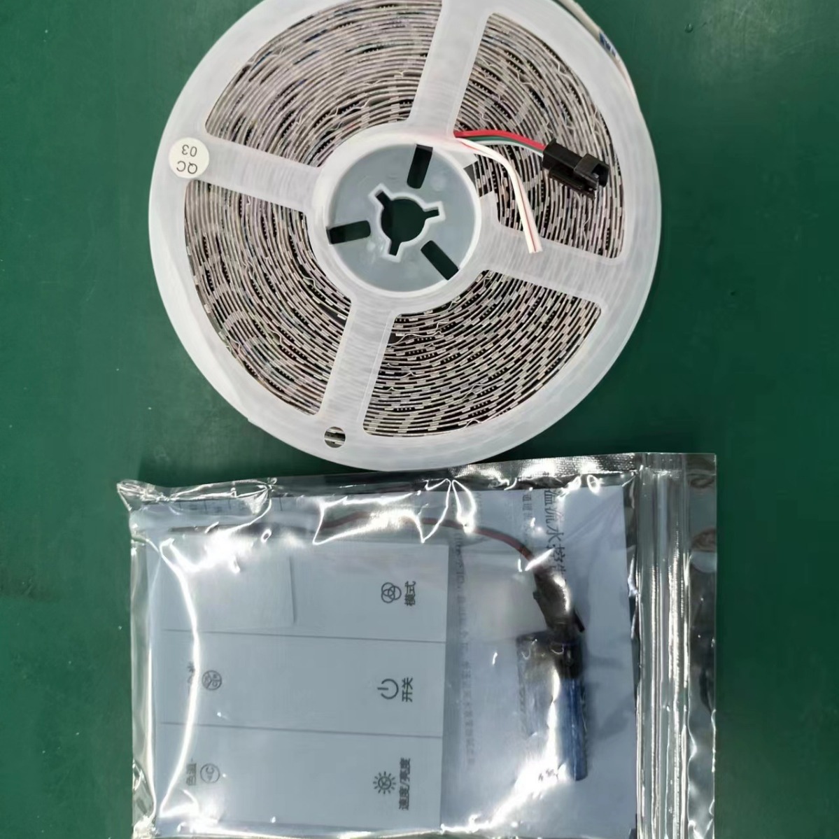 2835 pony-leed 벨트, 24V 단일 색상 I.C.L.L.L.L., 백 니트 led.