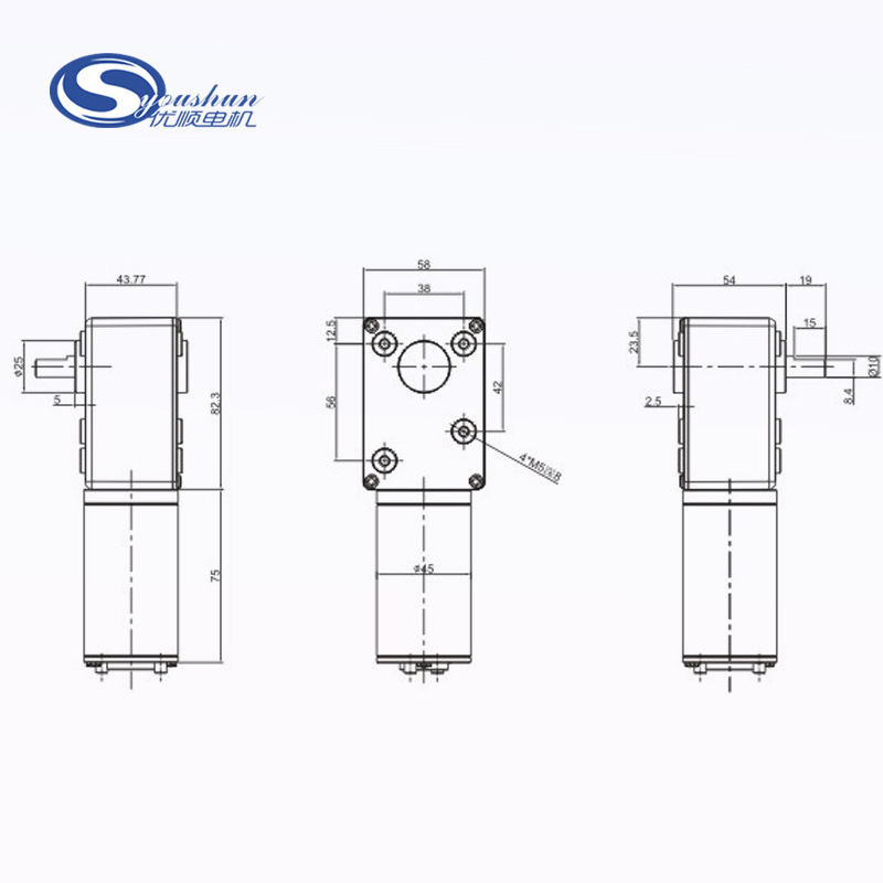 Nó dành cho ốc sên YS8258 tự khóa, một vi co giật.