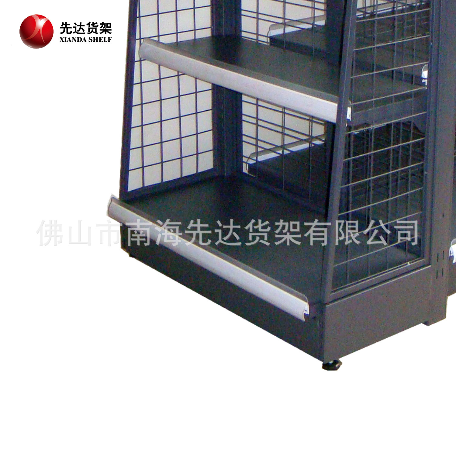 A convenience store shelf, 30KG/story, back-net supermarket shelf, pharmacy shelf, shelf factory