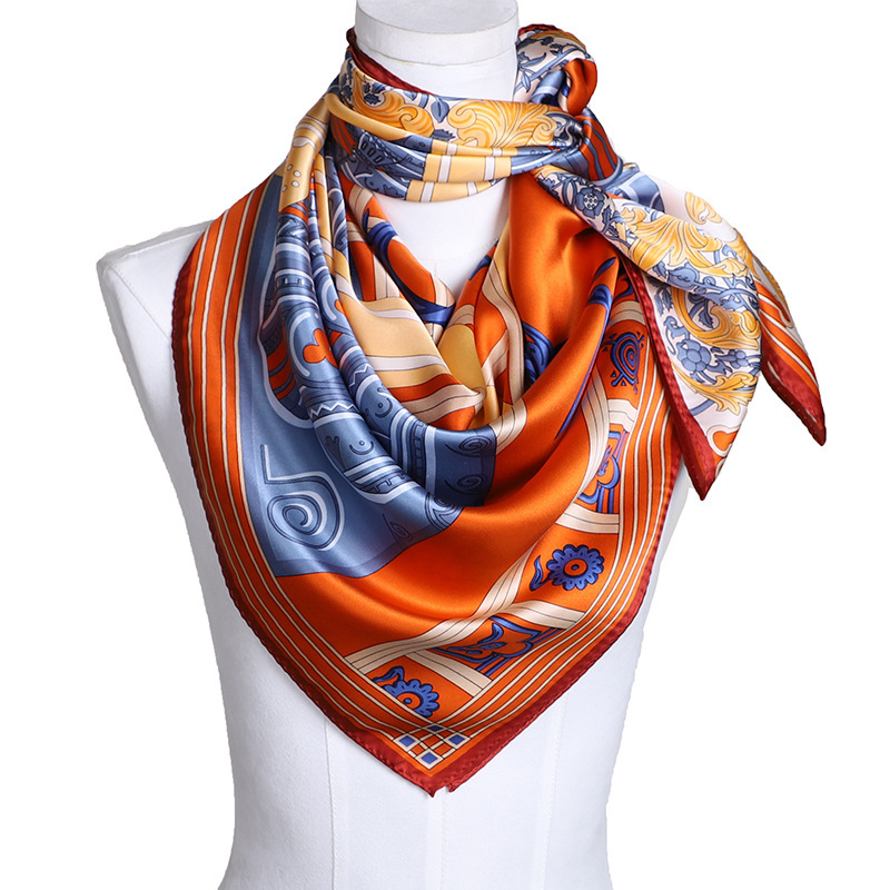 It's a silk towel factory, digitally printed long scarf.