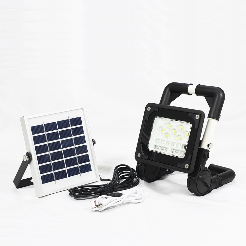 Solar hand-held charged camping lighted out of the mountains