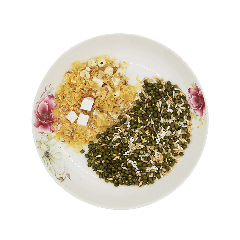 Green bean hooves, silver-smelt grains with breakfast oatmeal.