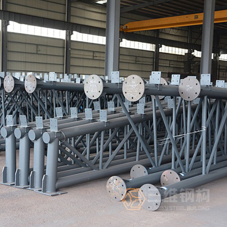 The steel structure of the Shandong tube processing export plant is delivered at reasonable prices quickly