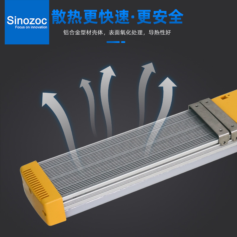 Magnetic LED blast-proof lamps BGD-L bar-shaped lamps, high-protective levels, dust resistant lamps, waterproofness.