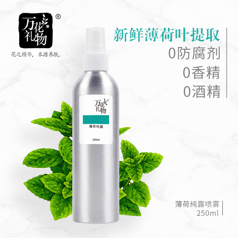 万花礼物新疆伊犁椒样薄荷纯露250ml 补水舒缓原产地直供批发