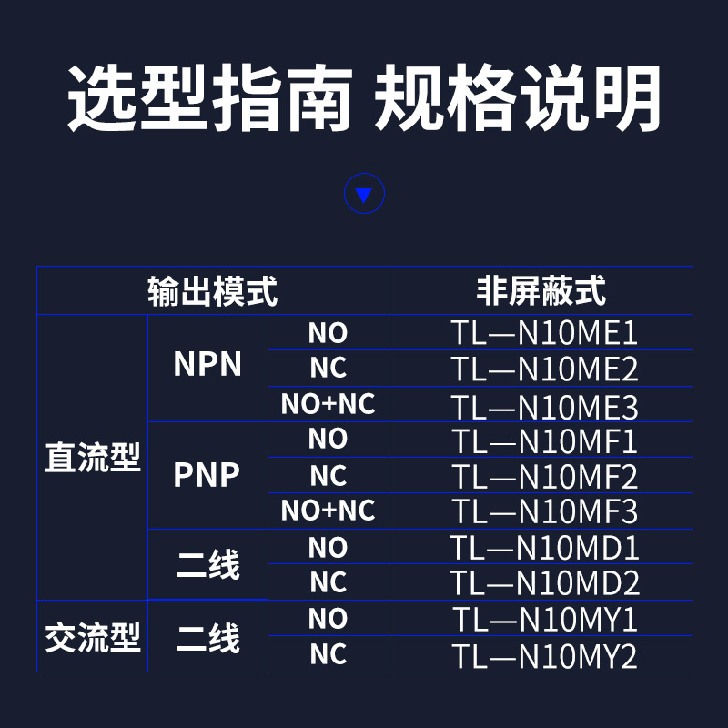 The metalworker feels close to switch TL-N10ME1/E2/F2/F2/D2/D2/Y1/Y2 frequent closing of 24V