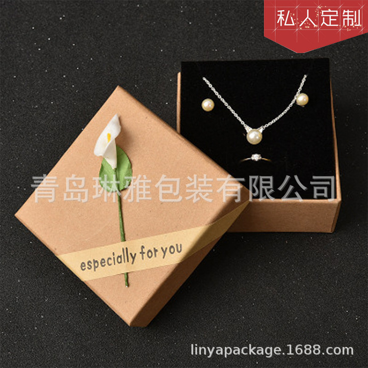 Hộp đựng giấy tùy chỉnh, hộp đồ trang sức bằng vải nhung, túi giấy gấp và nhận hộp.