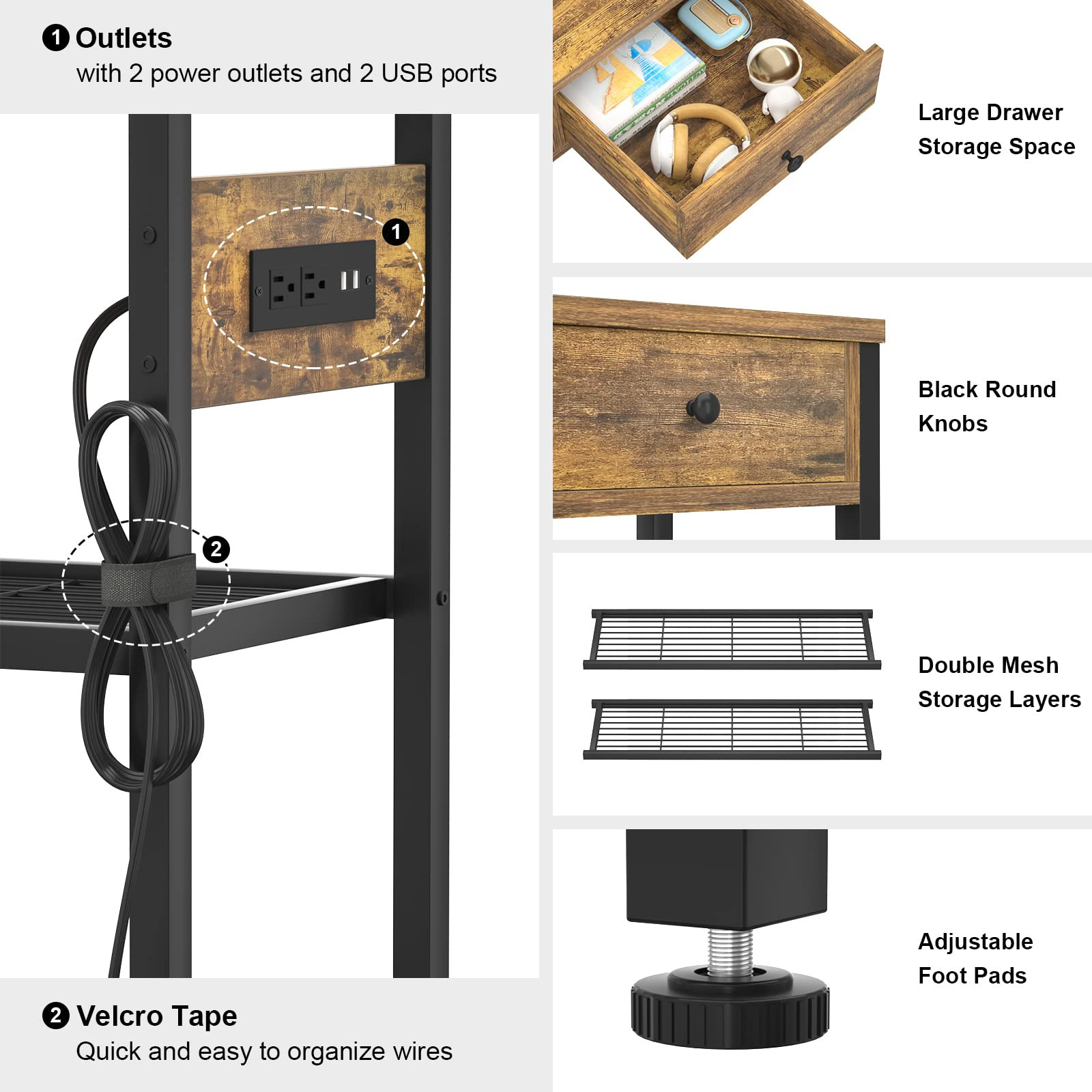 Cross-border supply desk with two drawers for the living room master couch lobby.