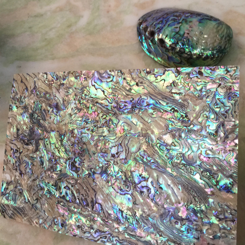 Wholesale of natural New Zealand deep-earthed abalone shellpaper sculpted with shellboard decorations