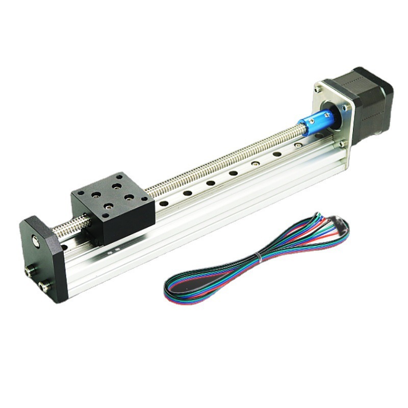 A fine, small step-in mobile digitally controlled straight track slider module for the BACHIN slider