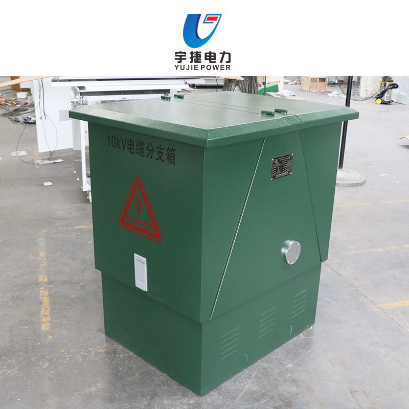 DFW-12/630, 10 KV European cable branch box, enters and exits a high-pressure T docking box.