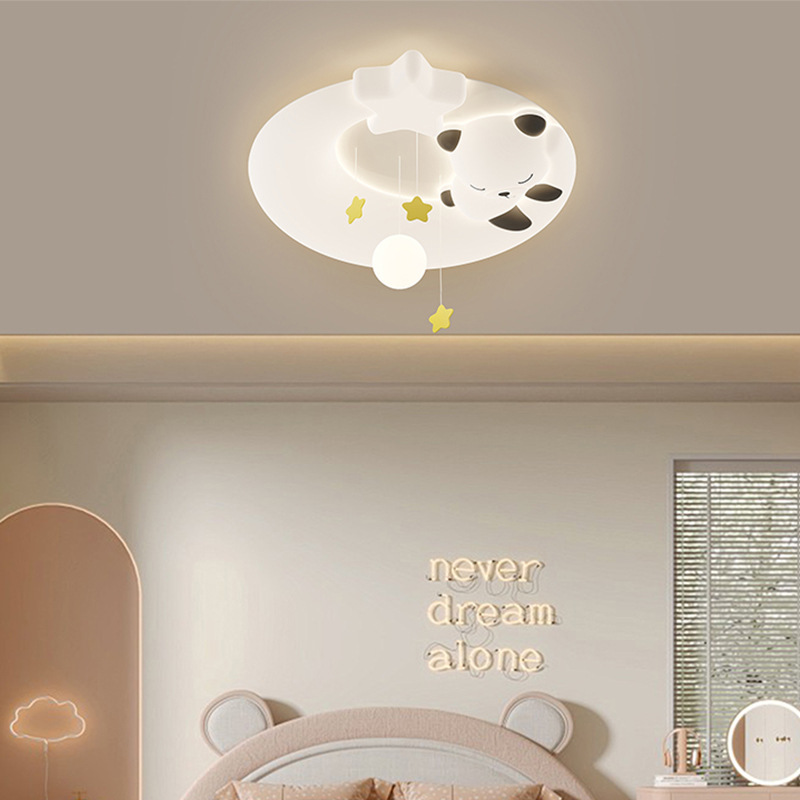 Cartoon butter-jelling toplights, modern, simple eye-protecting children's bedroom lights, creative new channels.