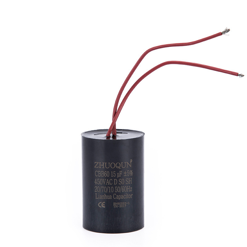 Capacitors operated by cbb60 series electric generators activated capacitors 450V 15UF pumps capacitors