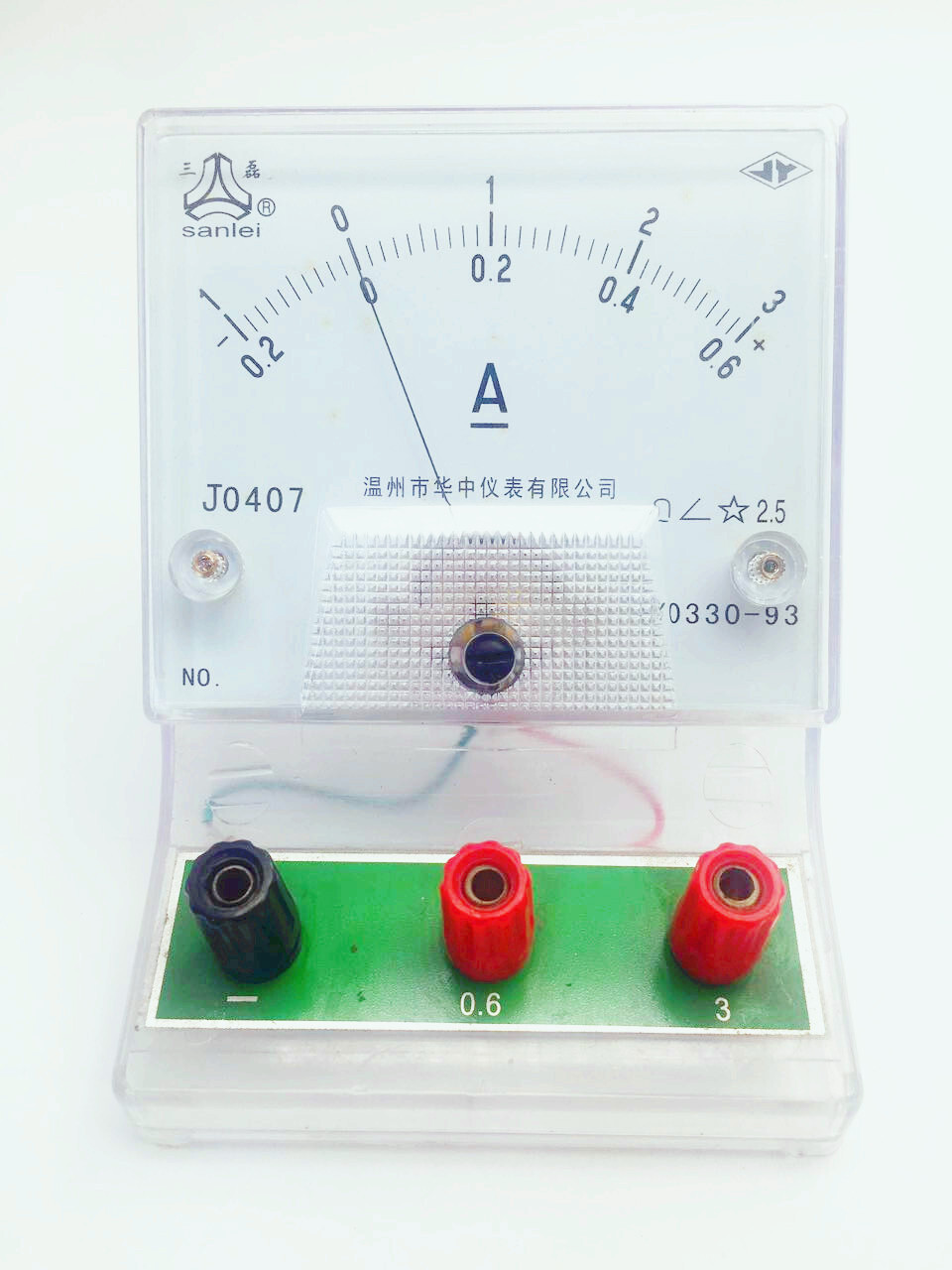 JO407學生表直流電流表 初中物理實驗儀器 廠家供應 精美透明