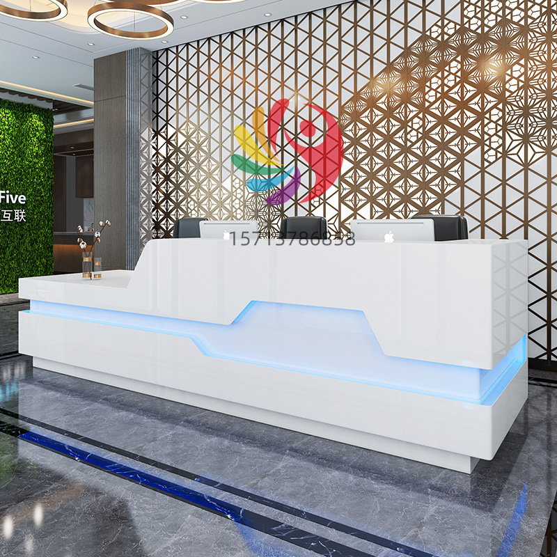 Toaster front desk reception desk, modern cashier's creative beauty parlour bar