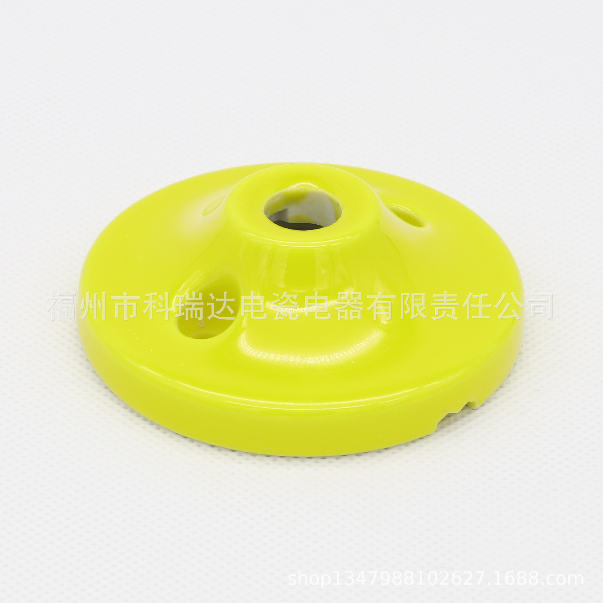 High-quality color chandelier fittings 70MM Ceramic chandelier base, suction disk, walllight base, CE authentication.