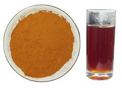 Supply of red tea extraction fluid