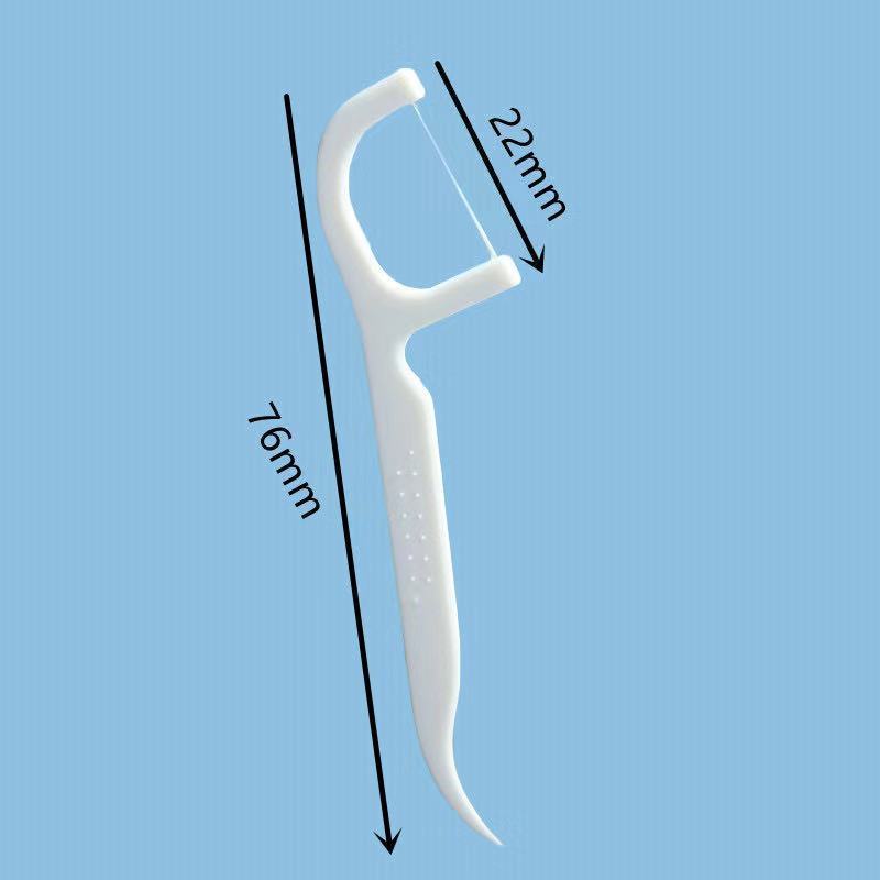 廠家直銷齒縫清潔高彈力一次性牙線牙籤單隻獨立包裝牙籤線