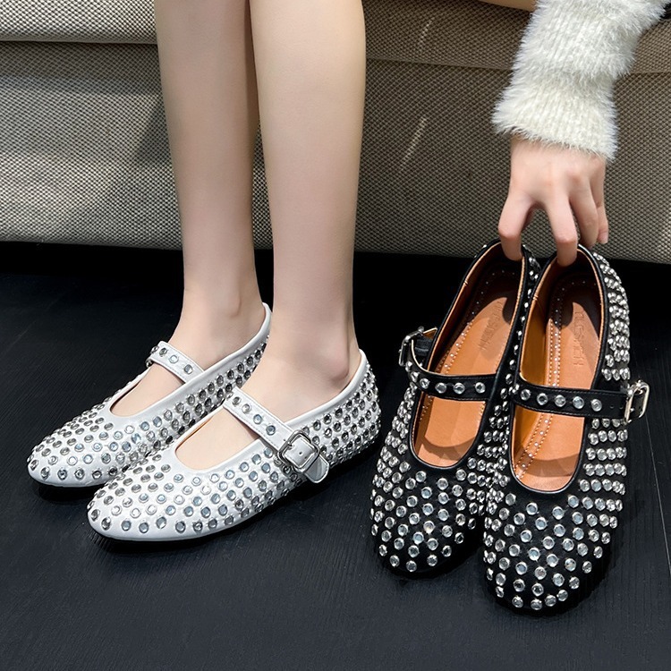 One word of nails and a soft, comfy round of Mary Jane's shoes.