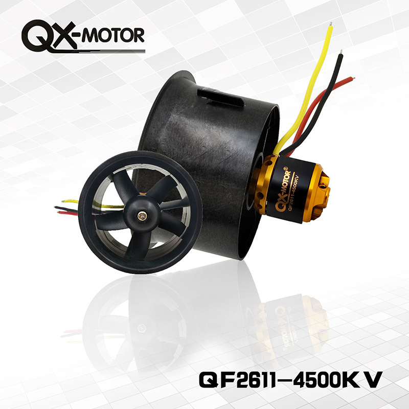 QX-MOTOR64mm QF2611-4500KV model aircraft EDF motor