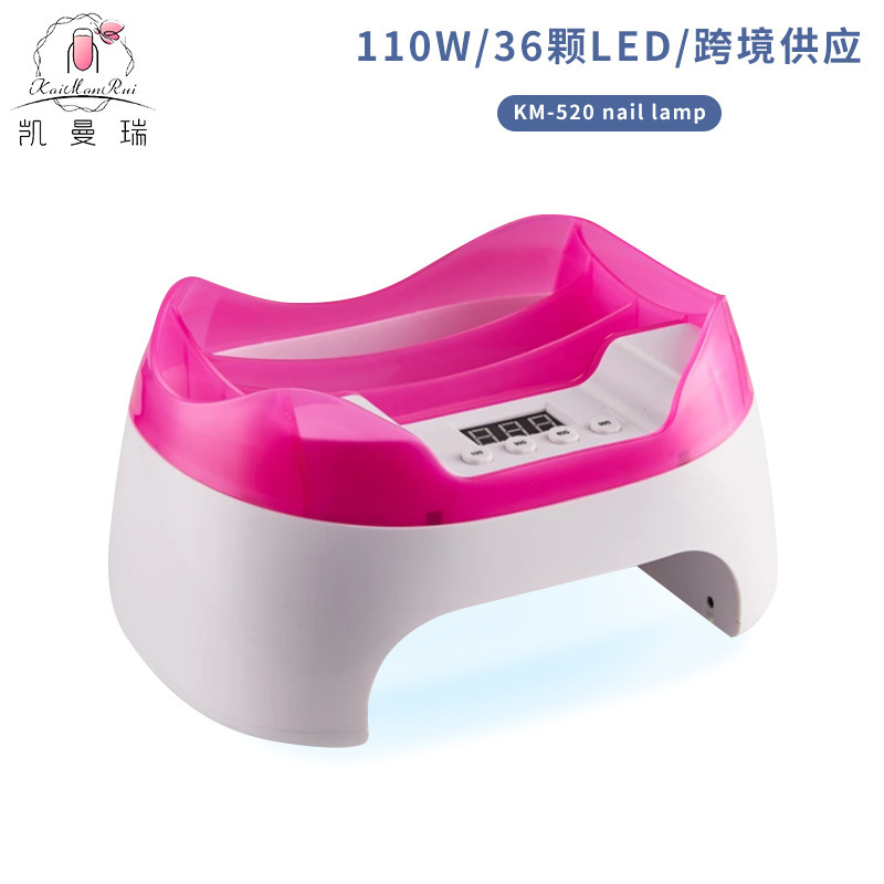 The cross-border new manicure machine, with a storage function, with a high-power nail-bracking light.