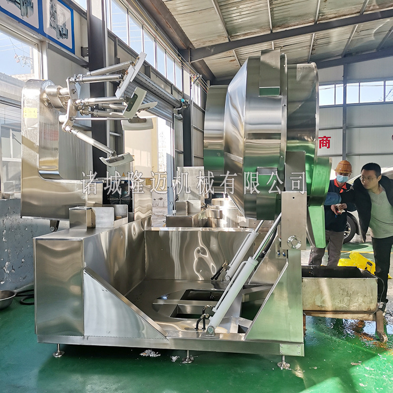 Các hành tinh tự động trộn các chảo chiên, trộn nước sốt nóng, máy chuẩn bị mứt.